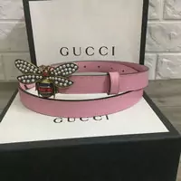 gucci buckle Ceinture guccissima gg pink butterfly